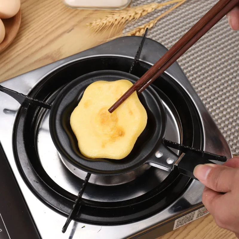 Breakfast Egg Frying Pot Egg Mold Pan Flip Omelette Mold Non-Stick Frying Pan Pancake Maker Kitchen Tools Mini