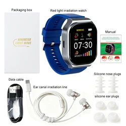 Advanced 650nm Laser Therapy Wrist Device for Diabetes, Hypertension, and Cholesterol Treatment (With box)