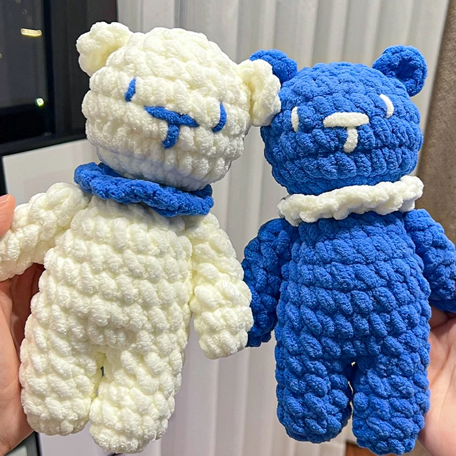 Bear Amigurumi Crochet Kit Crochet animal Kit DIY Gift for Beginner Adults