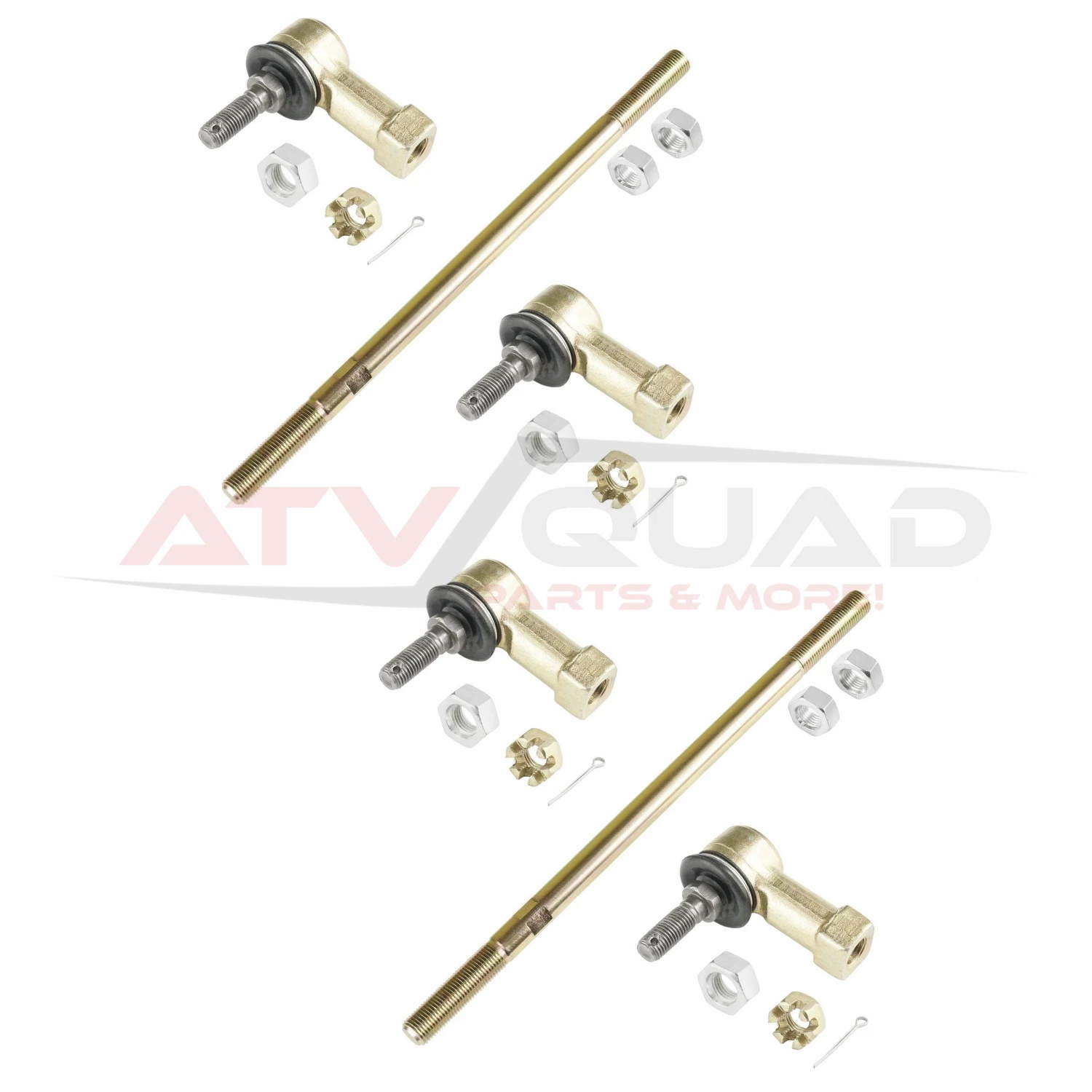 2 Sets Tie Rod End Assy for Honda Sportrax 300 TRX300EX TRX300X 1993