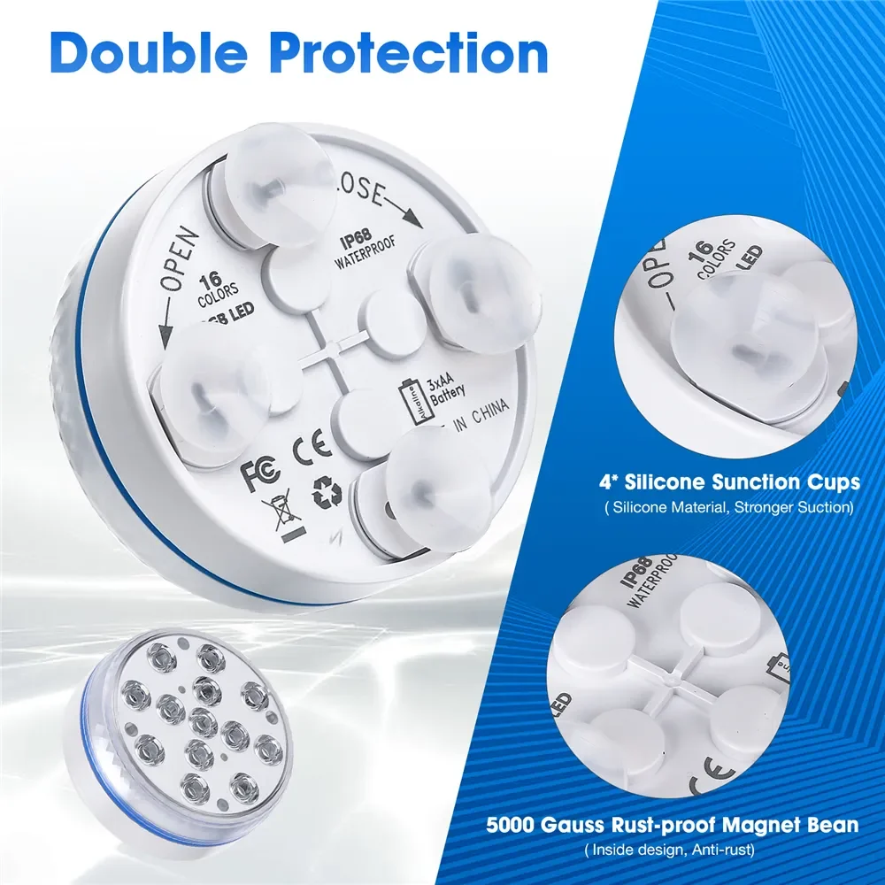 Colorful Submersible Led Pool Party Lights