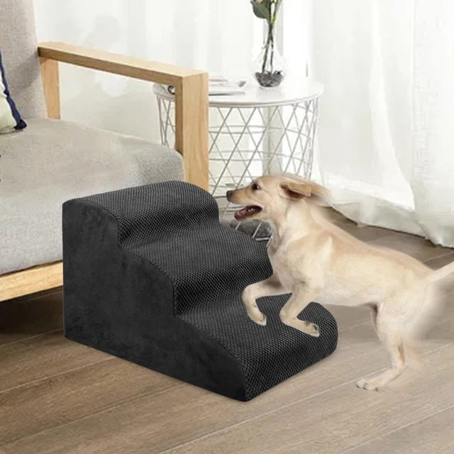 Haustiertreppe 3-stufig - Hilfreiche Treppe Für Kleine Hunde Bis Zum Bett