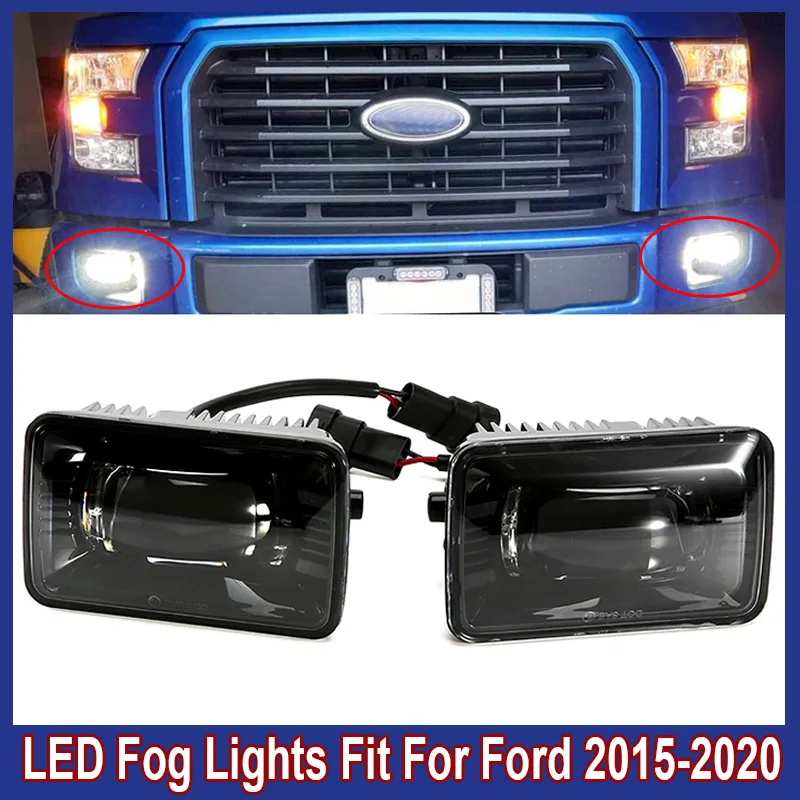 New Led Fog Lights For 20152020 Ford F150 Led Fog Light Assembly Kit