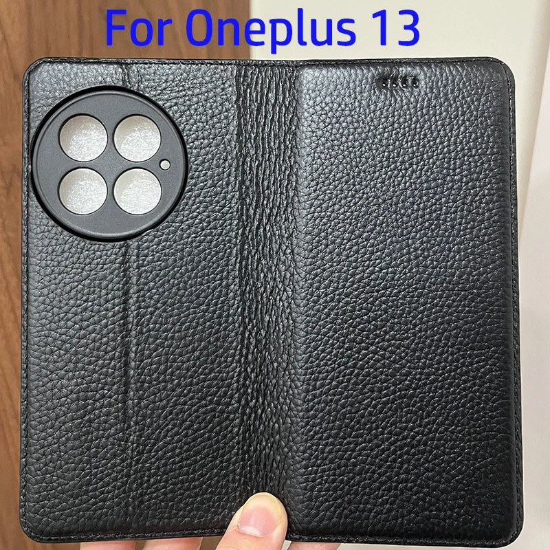 Magnetic Genuine Leather Flip Wallet Phone Case Cover