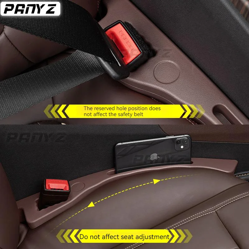 Car Seat Gap Filler Universal PU Leak-proof Filling Soft Pad Strip  Anti-Drop Seat Gap Strip With Hole Car Interior M - AliExpress