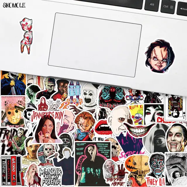 10/30/50PCS Mixed Horror Movie Image Thriller Character Stickers DIY Toys Car Guitar Luggage Suitcase Decals Graffiti Sticker F5 2