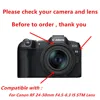 Filter Kit UV CPL ND4 Bayonet Lens Hood Cap For Canon RF 24-50mm F4.5-6.3 IS STM Lens on EOS R8 Camera 2