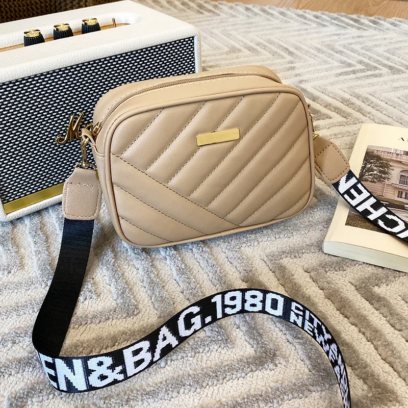 Fashion Women's Small Crossbody Bag PU Leather Messenger Bag Zipper Handbag Purse Summer Travel for Female