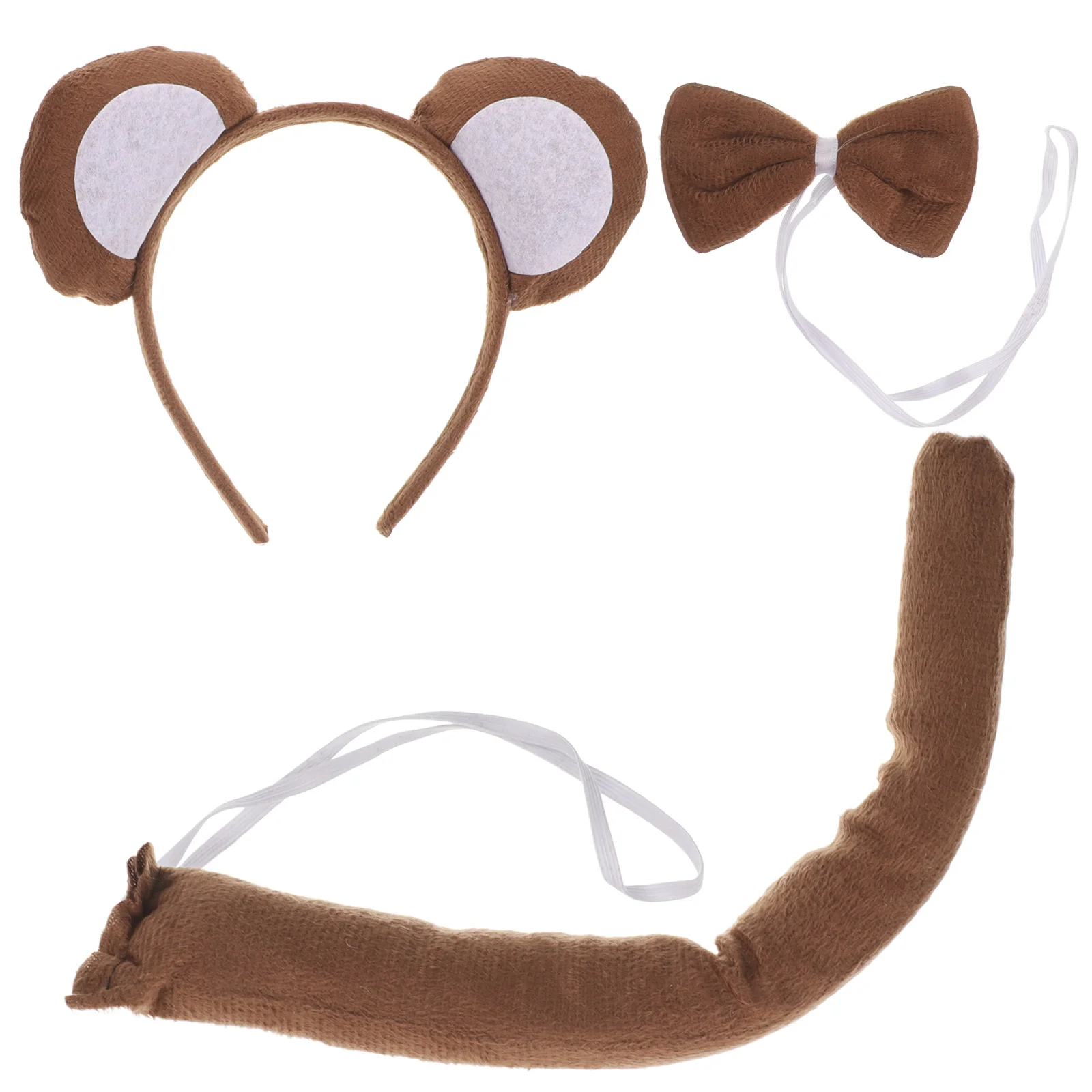 

Aboofan Halloween Costumes Baby Clothes 3 Pcs Set Monkey Costume Set Monkey Ear Headband Bowtie Tail Cosplay Costume Party