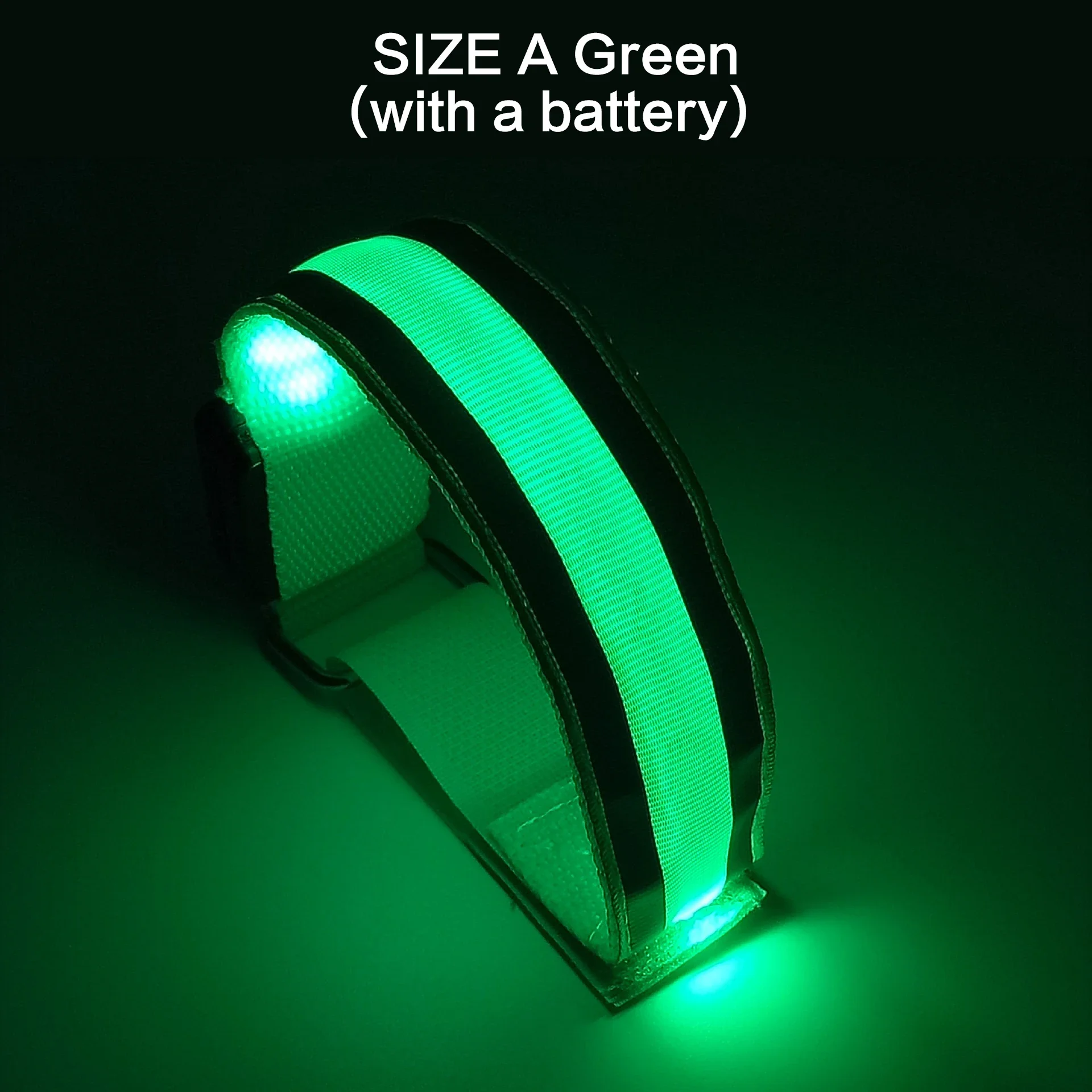 USB wiederaufladbares LED-Armband für Outdoor-Sportarten, Laufen, Radfahren, sicheres Armband, Arm- und Beinschutzausrüstung – Detail 12