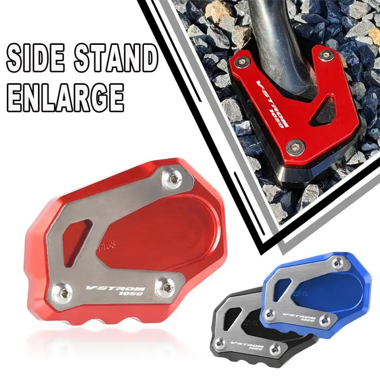

FOR Suzuki V-Strom 1050XT 1050 2014-2019 2020 2021 2022 2023 Motorcycle Foot Side Stand Enlarger Extension kickstand plate pad
