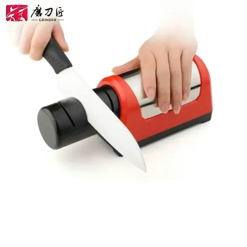TAIDEA Sharpening Stone Two Stages Diamond Kitchen Knife 2 Slot Electric Diamond Steel Ceramic Home Knife Sharpener TG1031 knife sharpener kitchen knife sharpener knife sharpening stone diamond sharpening stone