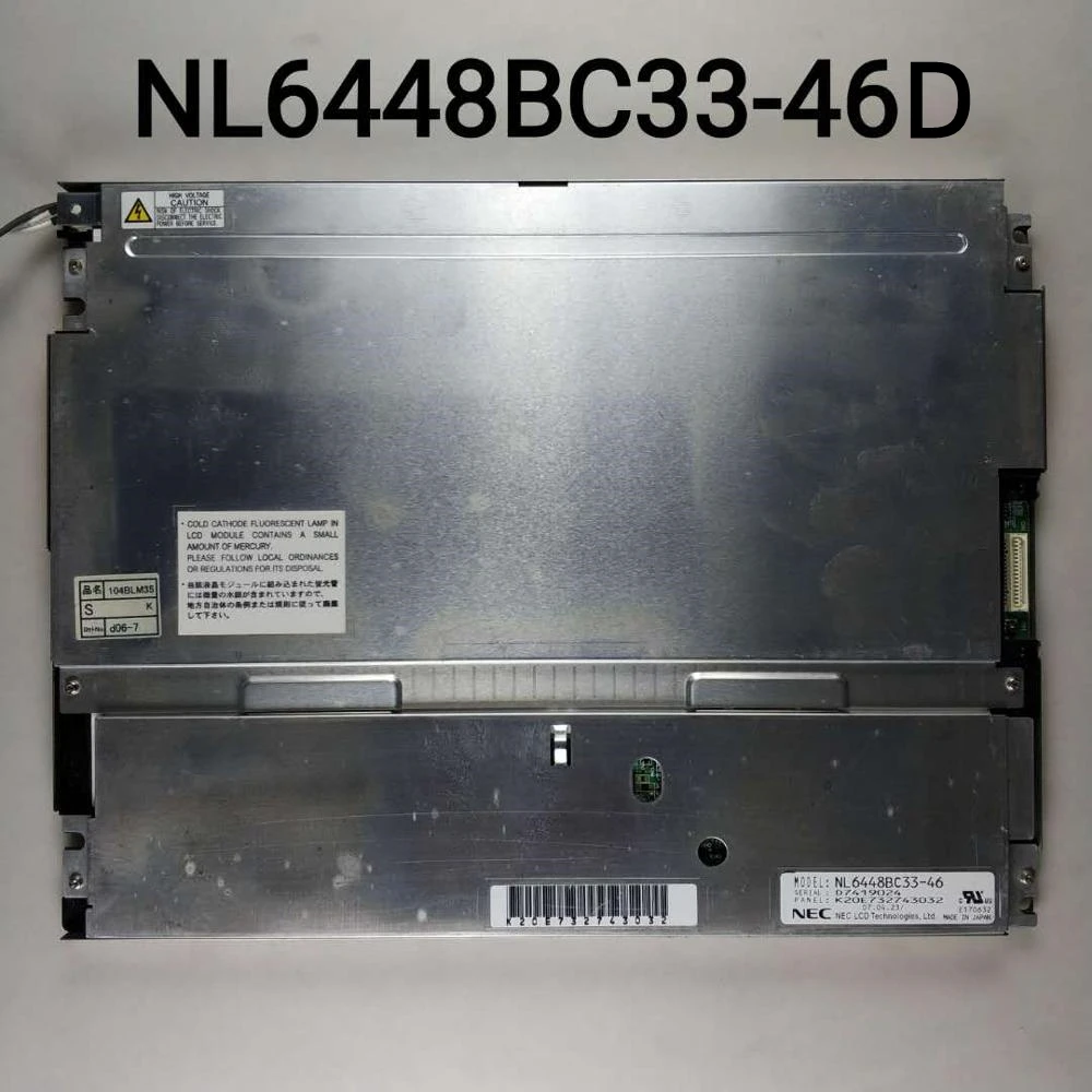 NEC 10.4 ġ Si TFT-LCD LCM LCD ũ NL6448BC33-46D 350:1 640(RGB)* 480 VGA 76PPI CCFT 60Hz LCD ÷ г ü