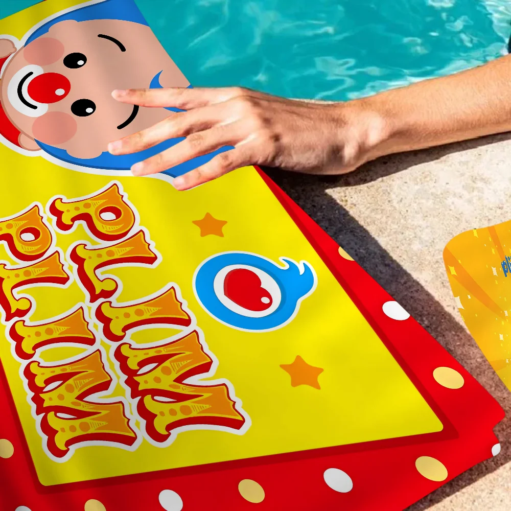 P-Plim P-Plim Cute Bath Towel Microfiber Soft Water Absorbing Breathable For Girl Kids Decorative Cartoon Beach Towel 3