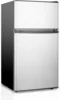 Freezer,3.2 Cu.Ft Compact Refrigerator,Mini Refrigerator With 2 Doors For Bedroom,Office,Kitchen,Apartment,Dorm(sliver) 1