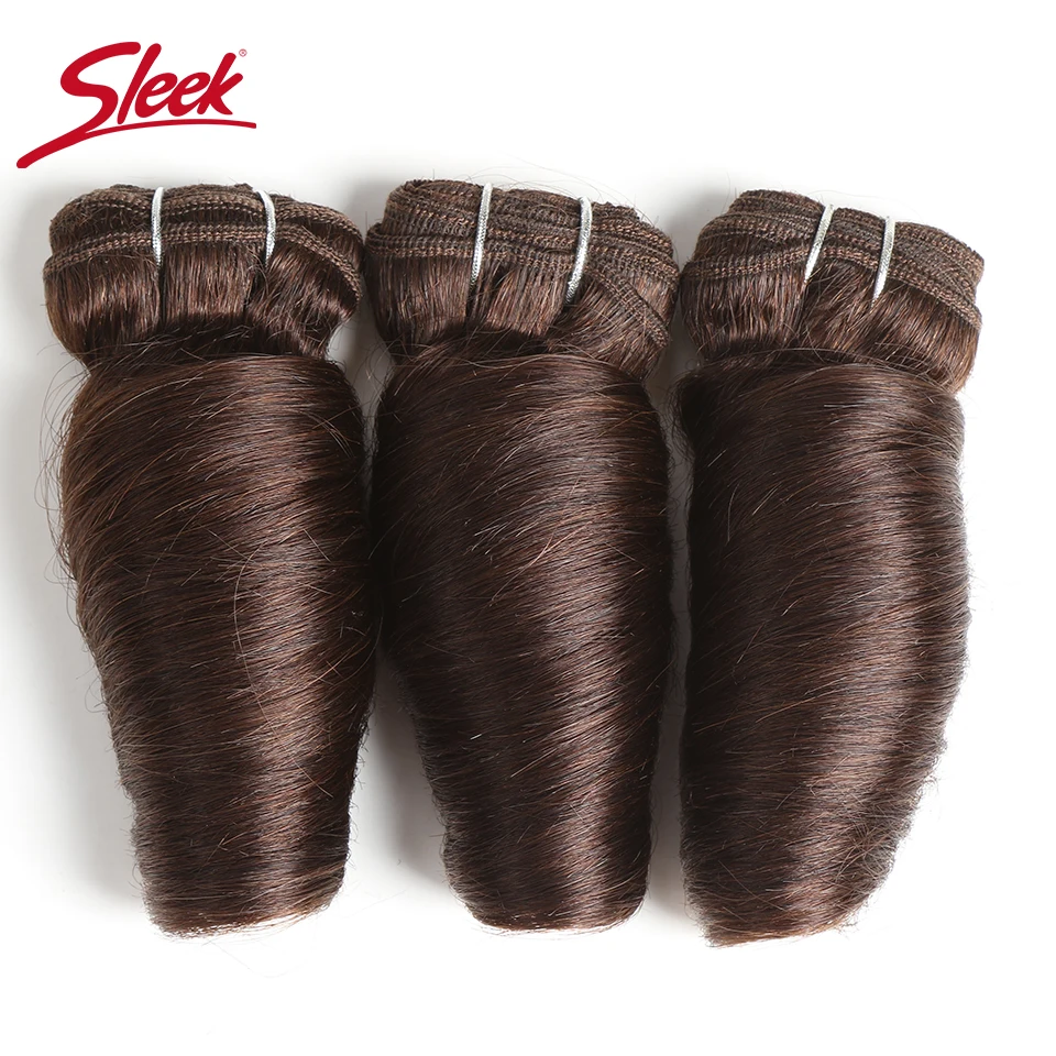 Sleek Brazilian Loose Wave Human Hair Double Drawn Natual Black Color Brown 2# 4# Red Burg Bundles Remy Hair 3Pcs Lot