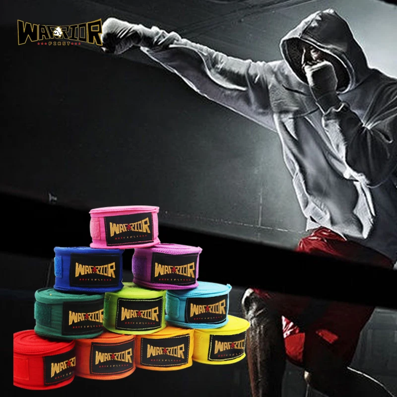 

1Pair 3M/5M Poly&Cotton Boxing Handwraps Elastic Bandage Wrist Wraps Belt For Kickboxing Muay Thai MMA Boxing Hand Wraps Gloves