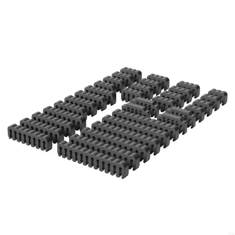 Power Cable Sleeve Management Tool Set with 34PCS Acrylic Combs for Efficient Power Cable Computer Wiring Arrangement