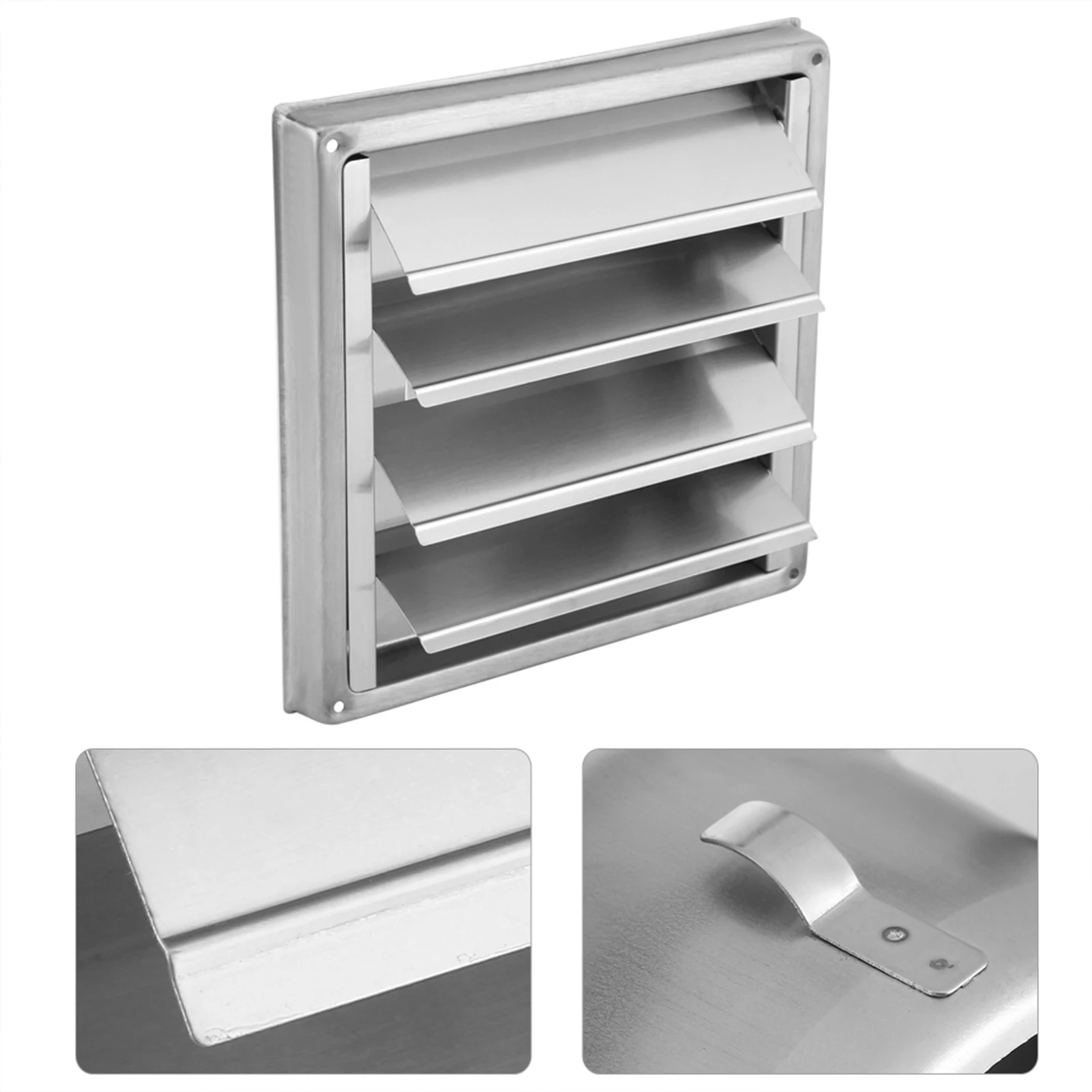 Wall Air Vent 95mm Stainless Steel Wall Air Vent Tumble Dryer