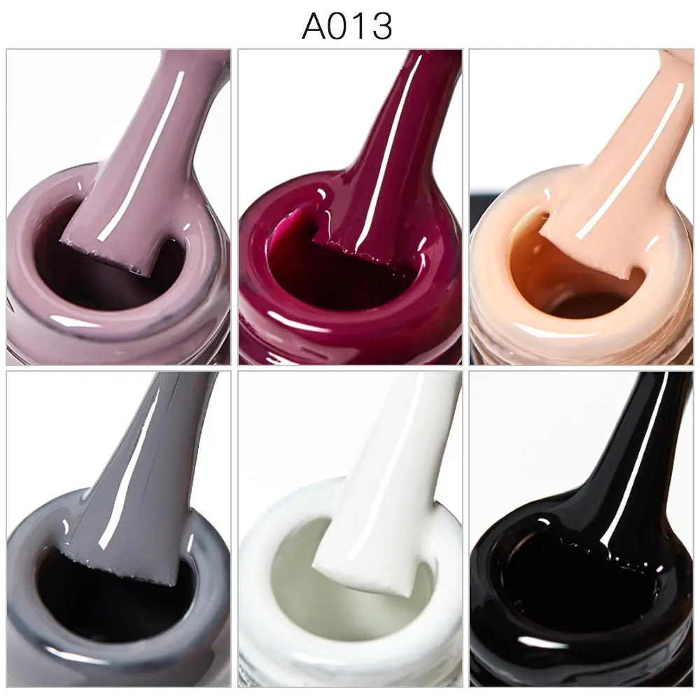4/6/10Pcs Gel Nail Polish Set Nude Glitter Semi Permanent Hybrid Gel Varnishes Soak Off UV LED Base Top Coat nail gel polish