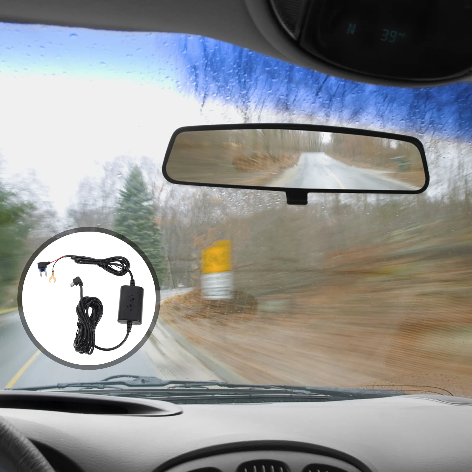 

Driving Recorder Cable Car Camera Line Dashcam Power Accessories Logger for Automobile Data DVR