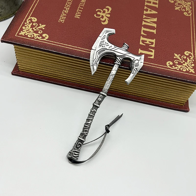 

17cm Okin Axe Last Dragonborn Kvenel the Tongue The Elder TES5 Scrolls V Game Peripherals 1:6 Equipment Metal Craft Weapon Model