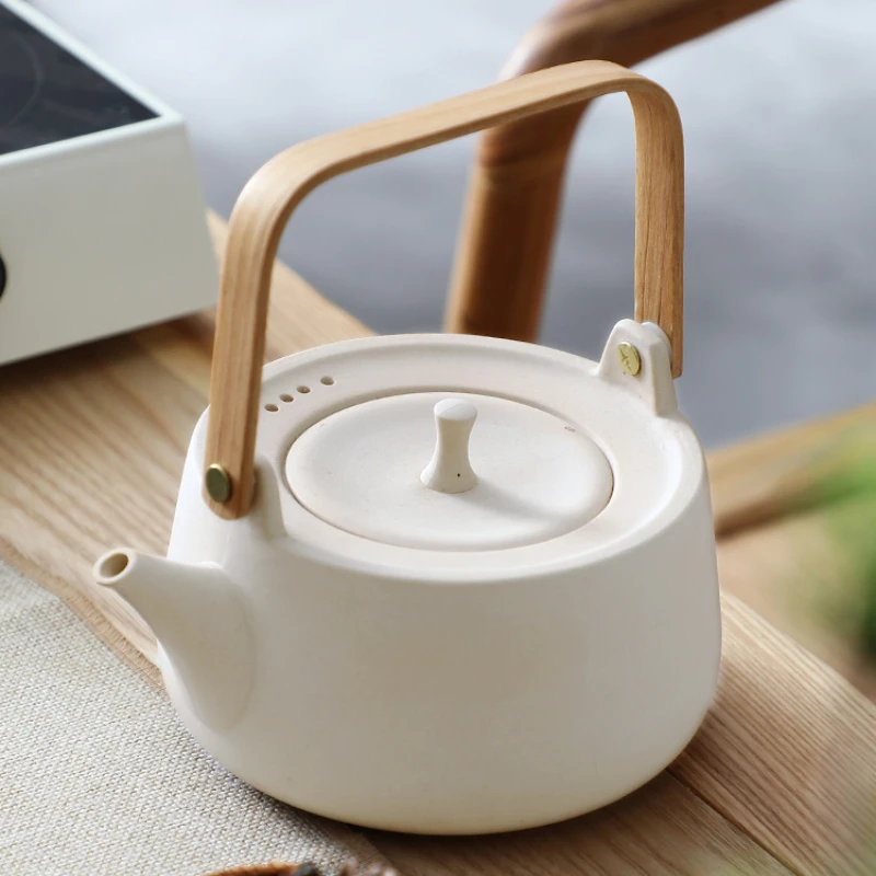 

Antique Pottery Teapot Chinese Samovar Vintage Clay Pot Art Teapot Kettle Decoration Pitcher of Water Kitchen Accessories