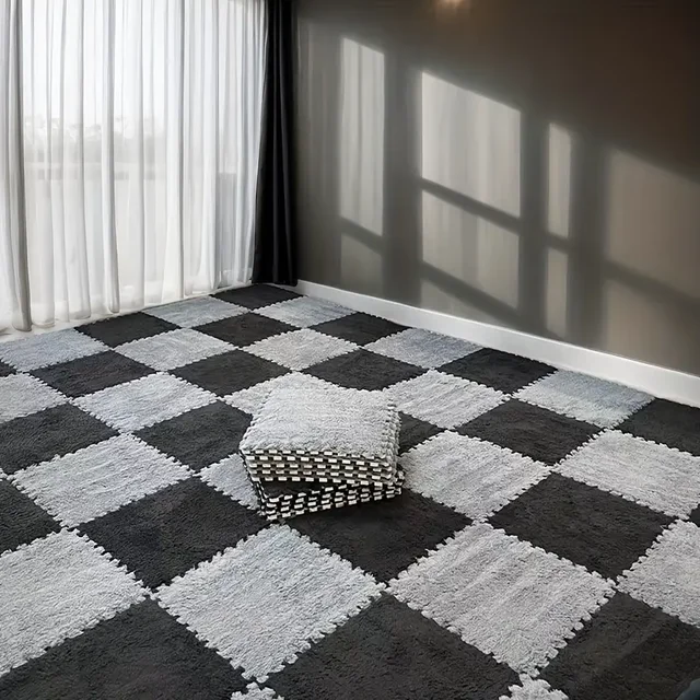 60629-27b0f7.jpg Plush Foam Interlocking Yoga Mat Tiles Thick Non-Slip Exercise Floor Cushioned Puzzle Mat for Home Gym Pilates Fitness Tatami