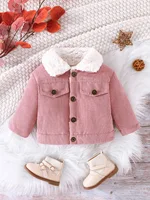 Warm Jacket Outwear For Newborn Baby Boy 0-3 Years old Casual Fashion Winter Cotton Coat Long Sleeve Toddler Kids Clothes 1