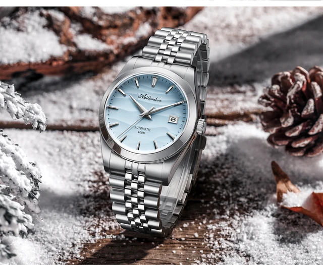 新品未使用 ADDIESDIVE 自動巻き NH35Aハードケース付 新品未使用