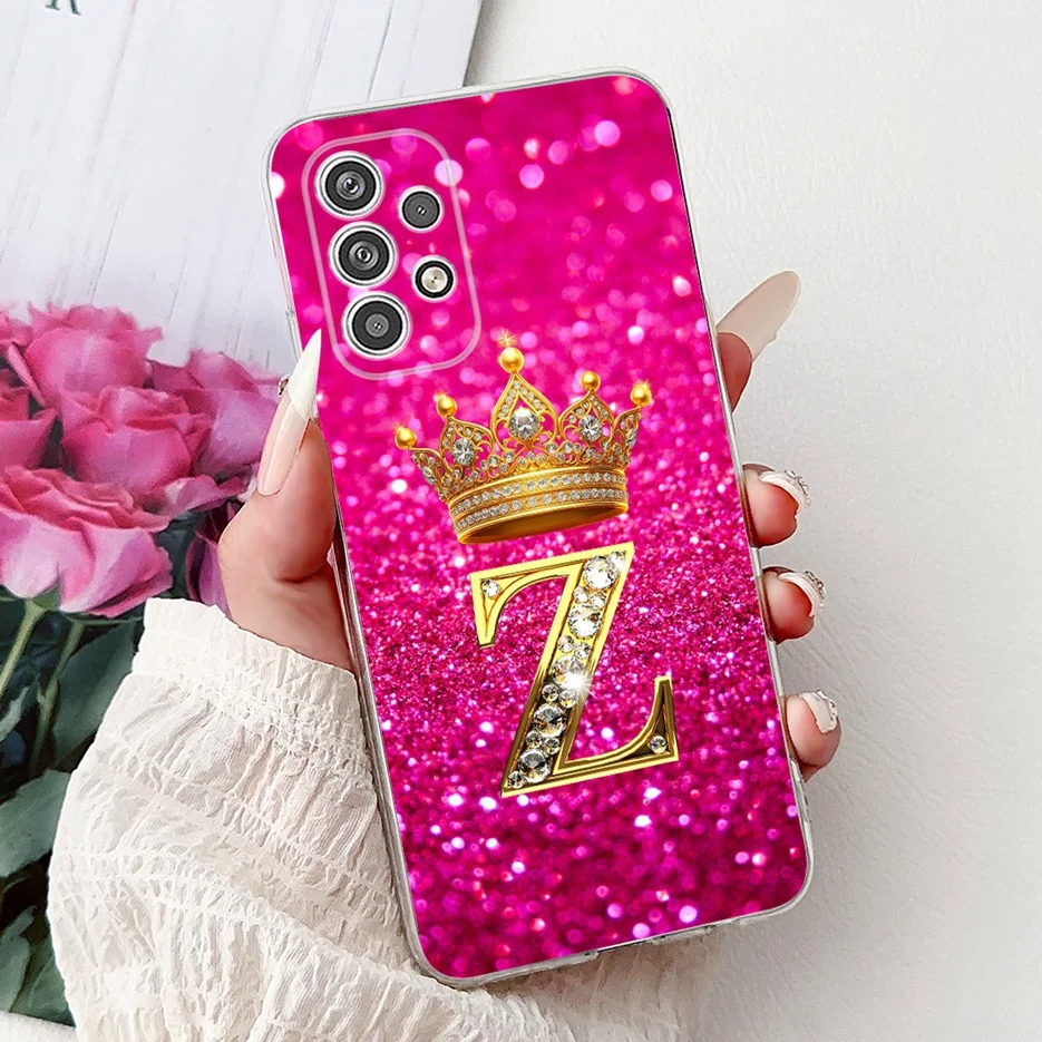 Luxury Crown Letters Soft Silicone Phone Case Cover