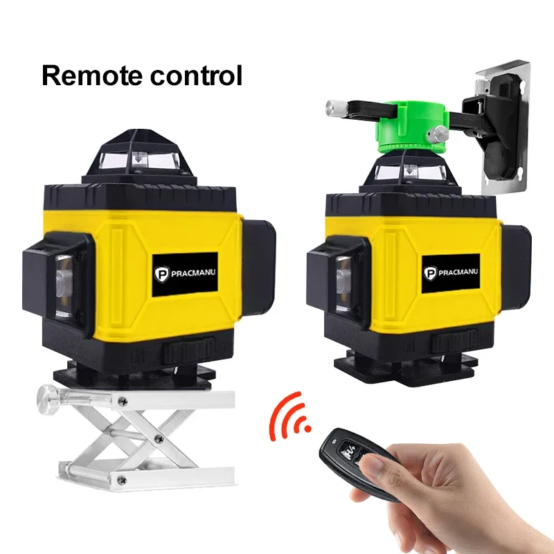 Laser Level 16 Lines 4D Green Line 360&deg; Self-Leveling