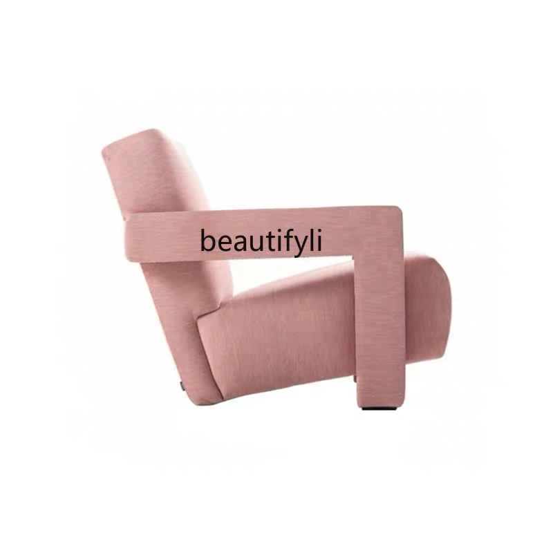 

Nordic Designer Simple Sofa Armchair Small Apartment Living Room Cream Home Bedroom Leisure Chair