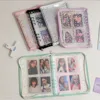 A5 Laser Star Zipper Binder Photocards Girl Ins DIY Journal Diary Transparent Kpop Idol Card Photo Album Collect Book Stationery 3