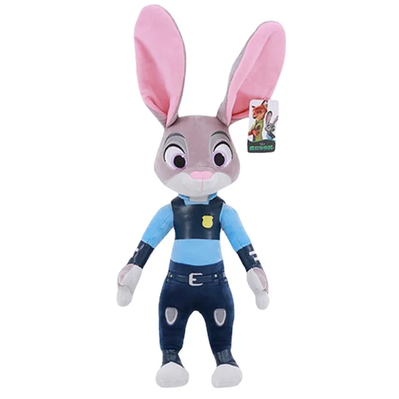 thumbnail image 1 of Muñeco de peluche de la película de Disney Zootopia para niños, Nick Wilde, Rabbit, Judy, Hopps, animales de peluche Kawaii, juguetes suaves, regalos de cumpleaños, 1 of 5