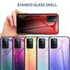One Plus Oneplus 8T Plus KB2007 Case Gradient Grain Tempered Glass Hard Back Cover for OnePlus 8T KB2001 KB2000 Silicone Bumper 2