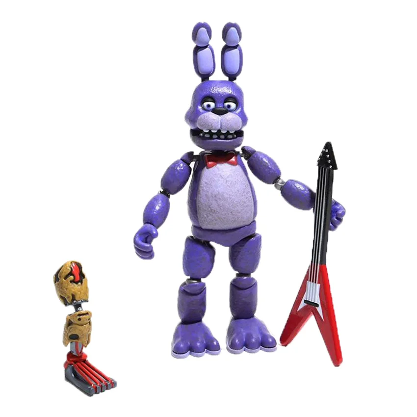 Five Nights at Freddy's Bear Action Figures, FNAF, PVC Modelo, Articulações  Podem Ser Montadas, Movido Coleção, Brinquedo Presente do Miúdo, 1 Pc -  AliExpress