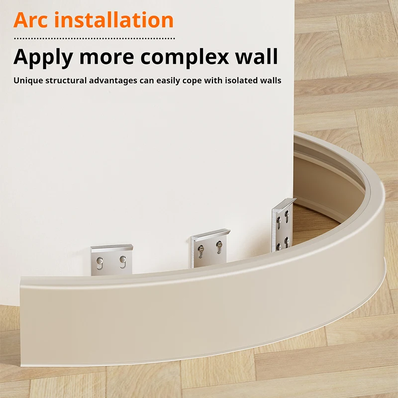 Aluminum alloy skirting board ultra-thin buckle type extremely narrow foot line 3cm 4cm 5cm 6cm metal stainless steel foot line
