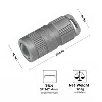 Lanterne de Camping en plein air titane Stonewash lampe de poche LED Type de lumière USB C lampe Rechargeable porte-clés torche de tente EDC PIMI 5