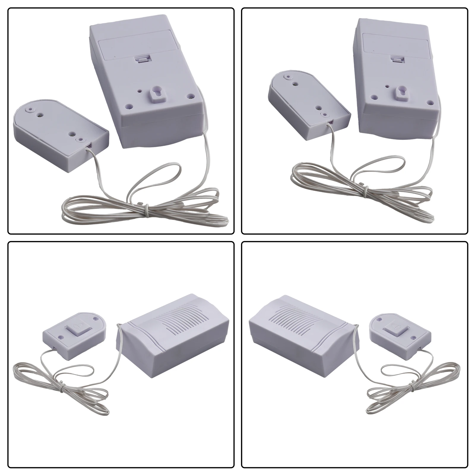 Safety Wired Doorbell Battery operated Guest Welcome Energy saving Simple Home Office Security White Practical