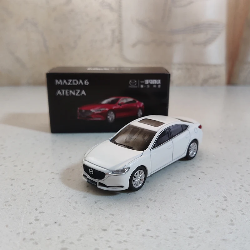 Premium Diecast 1:64 Mazda ATENZA 2020 Alloy Car Collectible Ornament Toy
