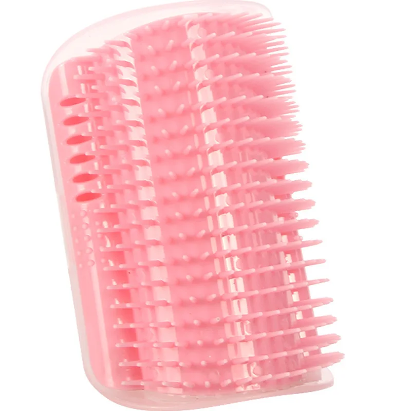 Cat Brush Comb Cat Toy with Catnip Pet Wall Brush Corner Cat Massage Self Groomer Comb Brush Kitten Rubs with A Tickling Comb 6