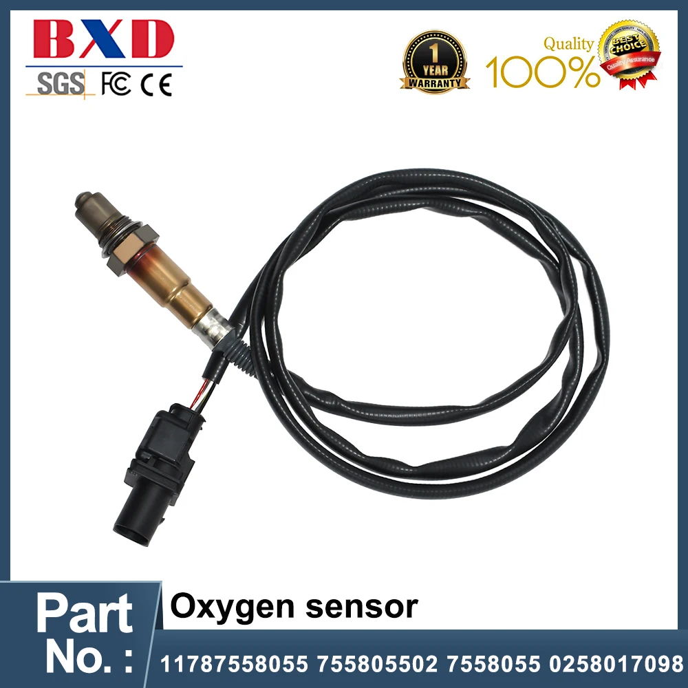 

O2 Oxygen Sensor fit for BMW 1 3 5 6 7 SERIES X1 X3 X5 Z4 MAGNA 11787558055 755805502 7558055 0258017098 04-12 Wideband Lambda