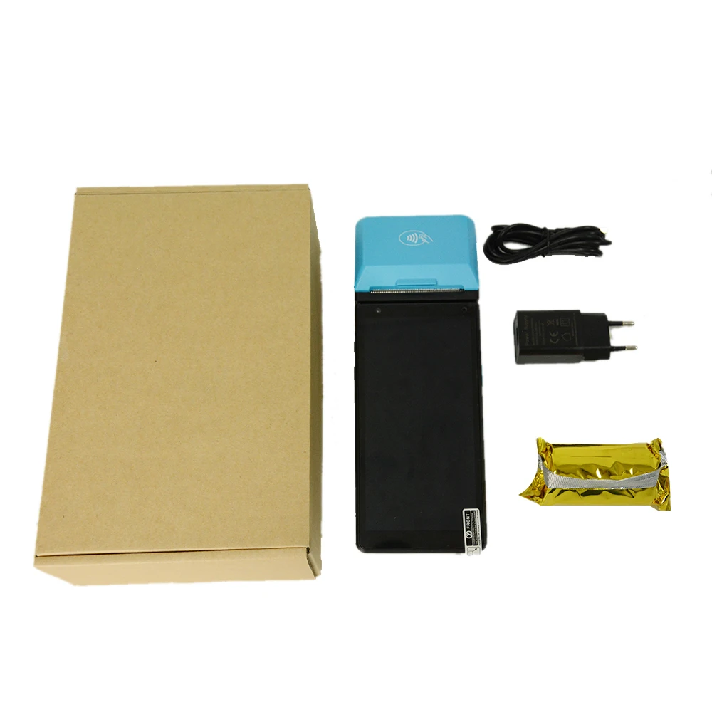 6 Pollici Emv Pci Bluetooth5.0 4G Android 11.0 Pagamento Palmare Terminale Pos Fiscale Mobile 4 + 64G Memoria Hcc-Z500