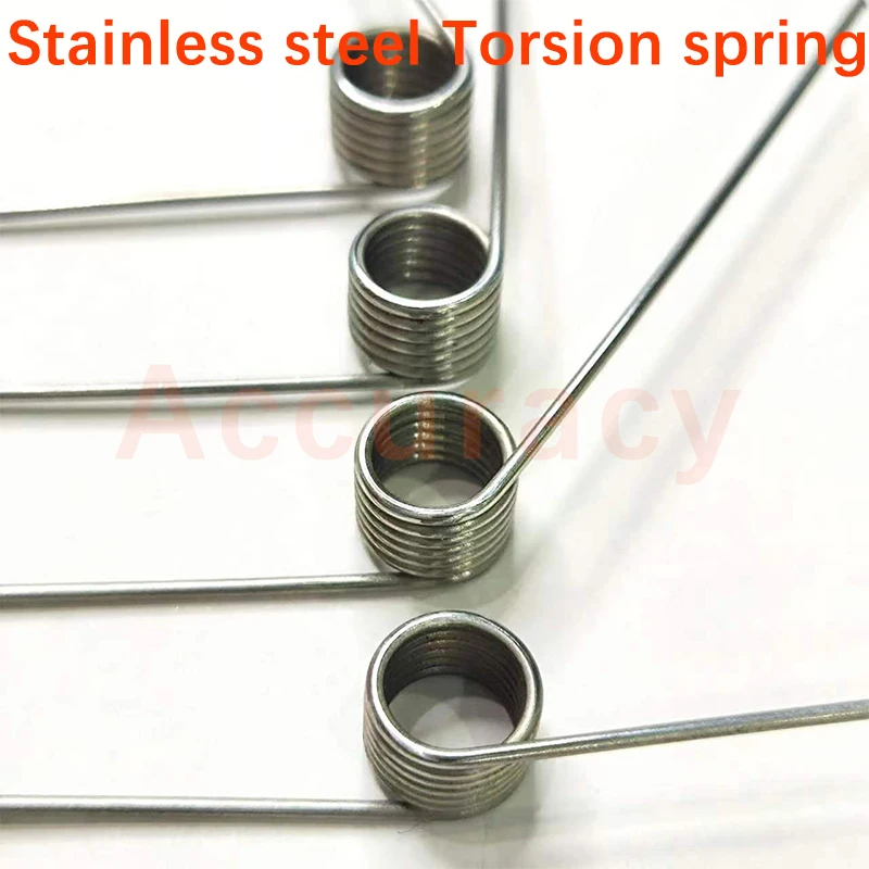 60Pcs Small Torsion Spring Assortment Kit - 60/90/120/180 Degree Stainless Steel Torsional Springs For Home Repair, Woodworking & DIY Projects