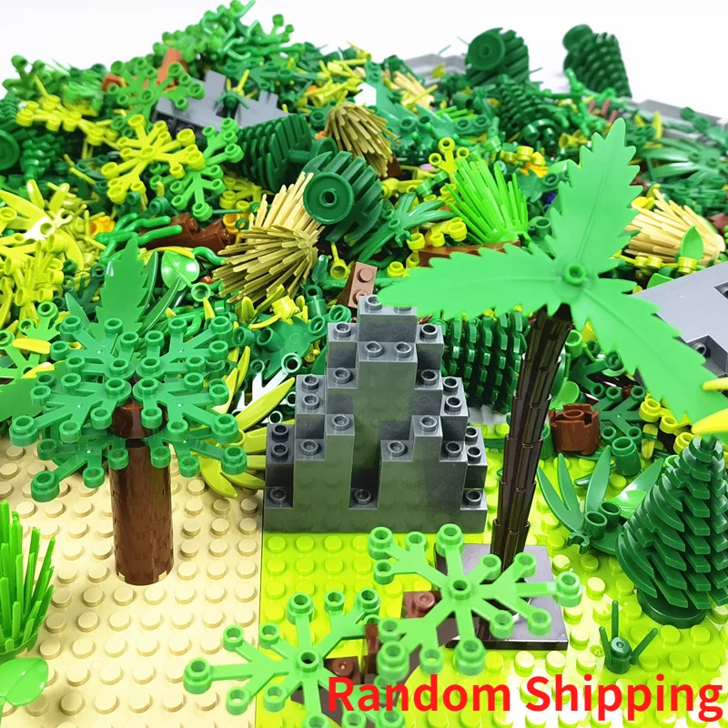 Tree and Plant Building Blocks - Jungle and City Landscape Accessories