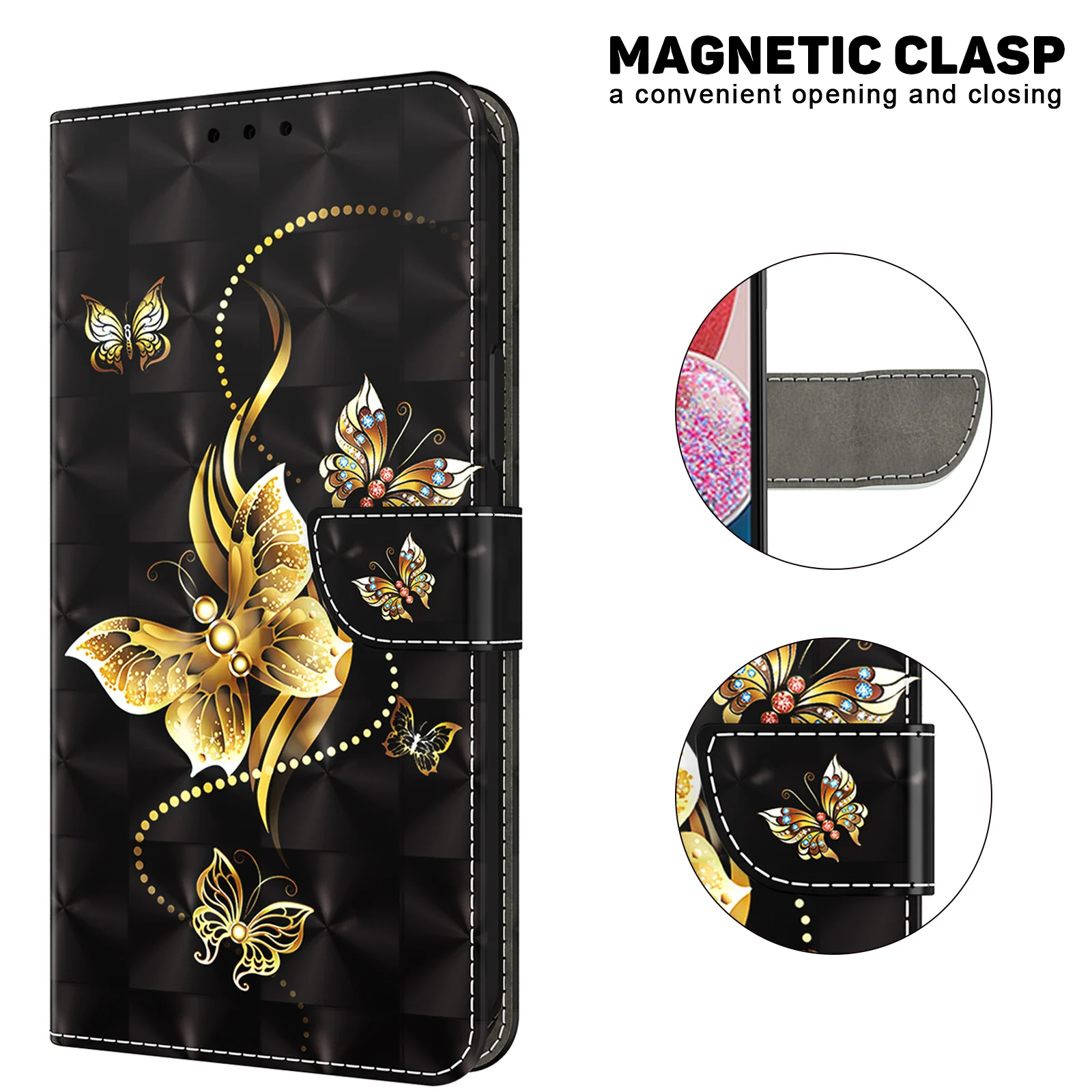 3D Magnetic Flip Leather Wallet Case Samsung Galaxy A20E A20S A16 A15 A14 A13 A12 A11 A10 10E A10S A05S A04S A03S A02S A01 phone case,leather phone case,leather wallet case,leather case