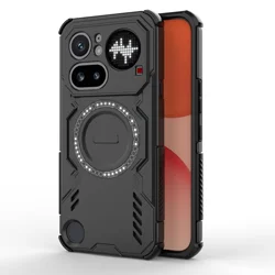 Enhanced Heat Dissipation Magnetic Shockproof Protective Case - Matte Finish for Nothing Phone (4a) Pro (DJ- Black)