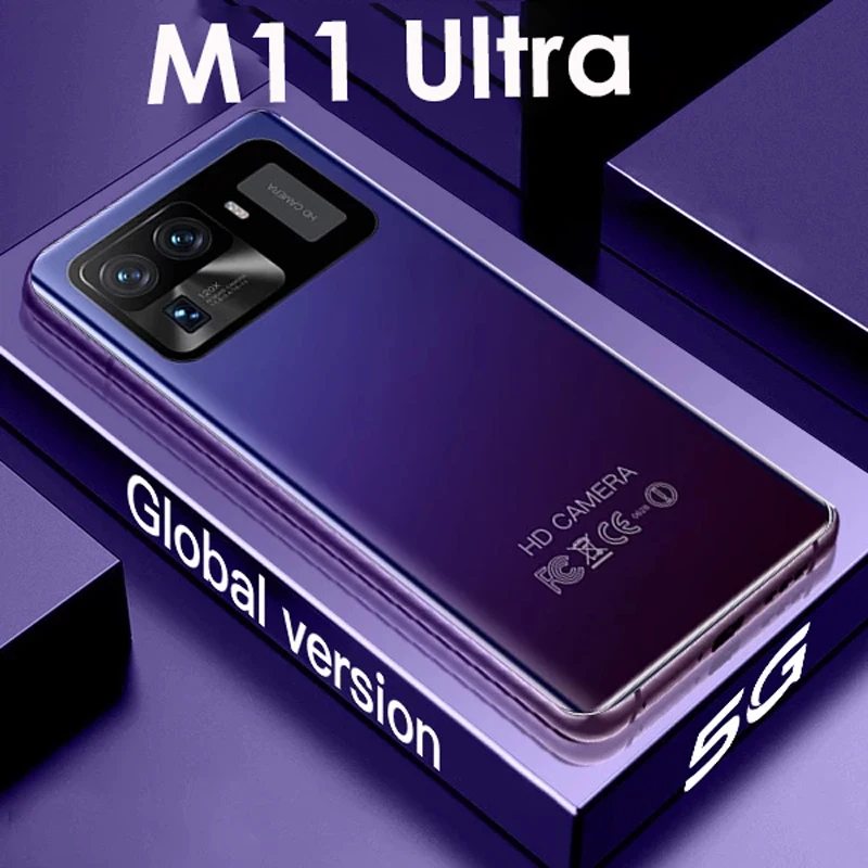 Смартфон M11 Ultra 2022 дюйма 16 ГБ 7 3 512 мАч камера 48 МП 4G Android разблокированный |