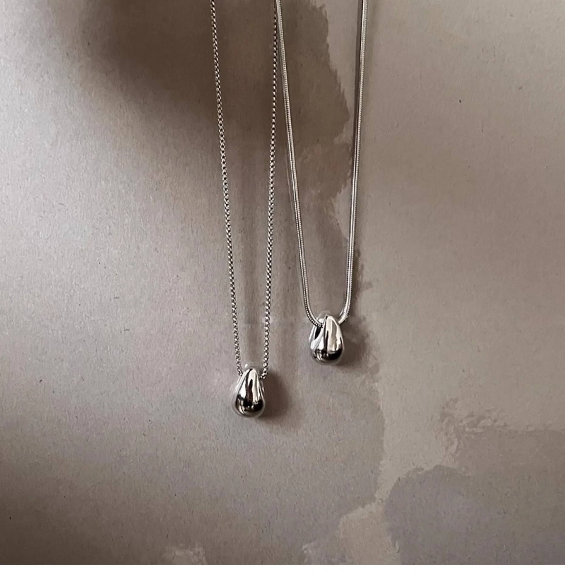 Water Drop Pendant Detail